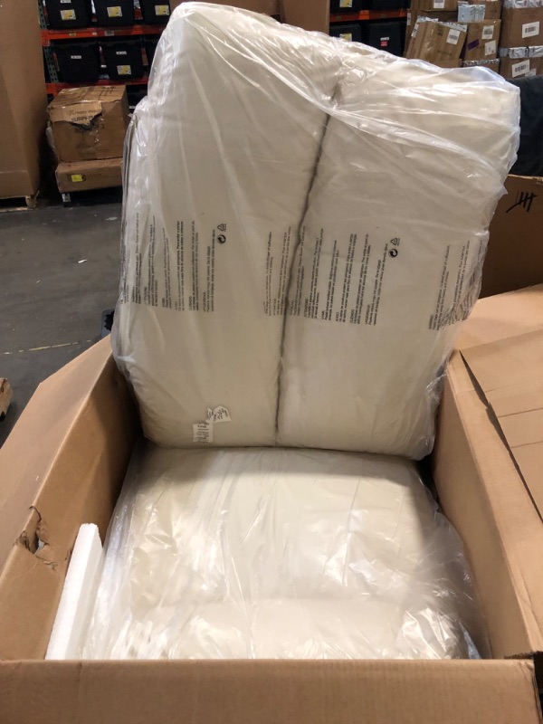 Photo 1 of Swivel Rocker Recliner Chair, Oversized Armless Recliner with Phone Holder & USB Port, Power Recliner Chair for Adults, Cross Legged Glider Rocking Chair for Living Room, Chenille Beige