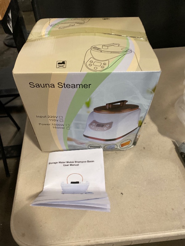 Photo 1 of Head Spa Equipment - 2000W Heating Tank, 60L Large Water Tank, Fumigation Function, 800W Circulation Heating & Dual Control Panels for SPA/Beauty Salon/Massage Parlor