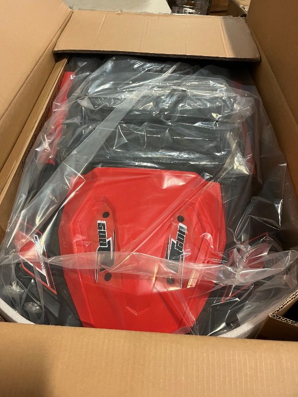 Photo 1 of 24V Ride on Toys 4WD Ride on Cars with Remote Control, 1 Seater Electric Car for Kids, Power Car Wheels, UTV w/ 4 Motors, Music, Lights, 3 Speeds, Red
