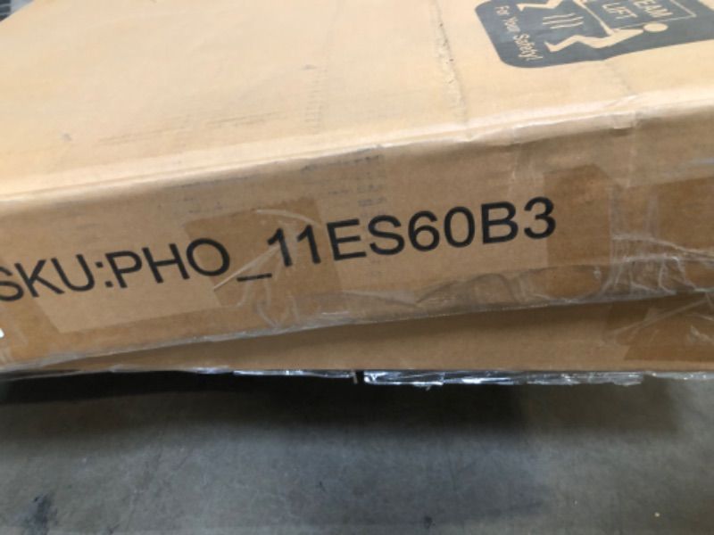 Photo 1 of Qeetex King Size Bed Frame with Headboard Industrial Platform Bed Frame with Charge Station No Box Spring Needed Easy to Assemble Wooden Mattress Foundation Wash Grey