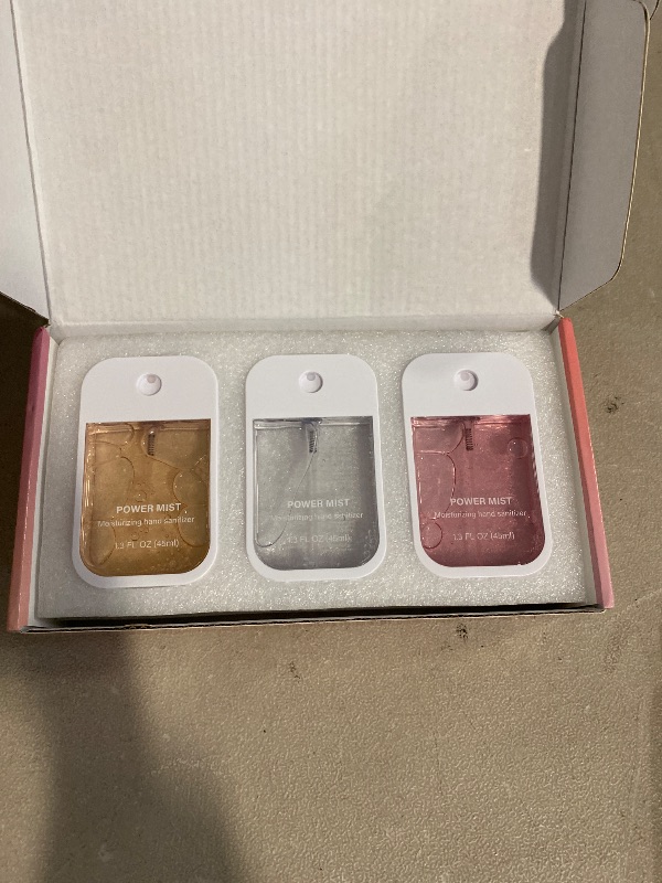 Photo 1 of 6-Pack Hand Sanitizer Spary Travel Size Spray 1.5 FL OZ (45ML) Strawberry, Lavender, Vanilla, Pumpkin, Aloe Vera and Moisturizing.Moisturizing, No-Rinse, Family Pack