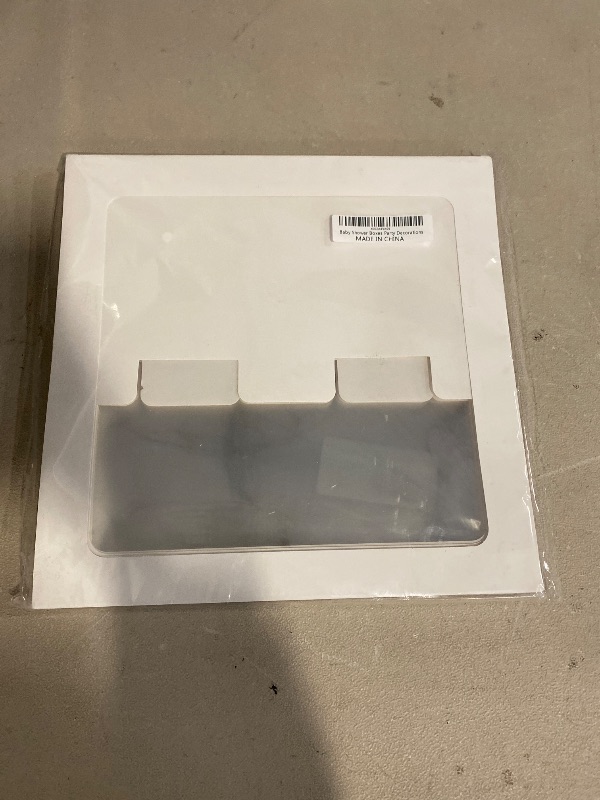 Photo 1 of Baby Shower Boxes Party Decorations – 4 pcs Transparent Balloons Boxes Décor with Letters Baby Blocks Design for Baby Shower Gender Reveal Backdrop