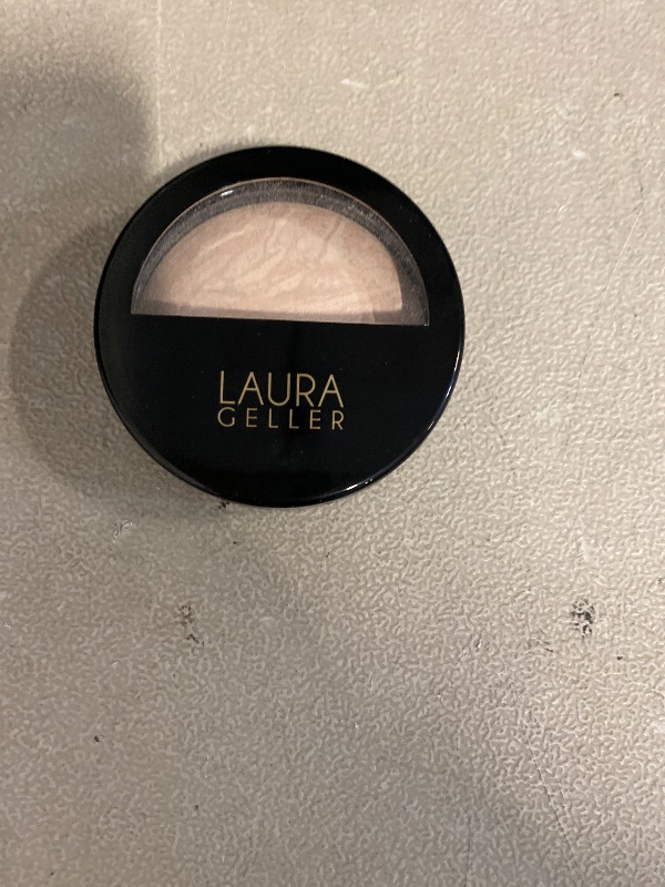 View 2 of LAURA GELLER NEW YORK Award-Winning Baked Balance-n-Brighten Color Correcting Powder Foundation - Porcelain - Buildable Light to Medium Coverage - Demi-Matte Natural Finish