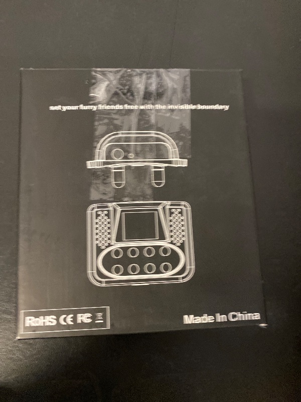 Photo 1 of Wireless Fence for Dogs, Electric Dog Fence with Training Collar, Portable Dog Containment System with LCD Screen, Accurate 2.4G Signal, 100% Safe Adjustabl for Medium Large Small Dogs