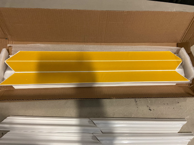 Photo 1 of 12pc Peel and Stick Wall Molding Kit, Assemble Wall Molding Panels Peel and Stick Molding Trim for Walls Moulding Premade Wainscoting Panels Pre Cut Wall Molding Trim for Home Decor