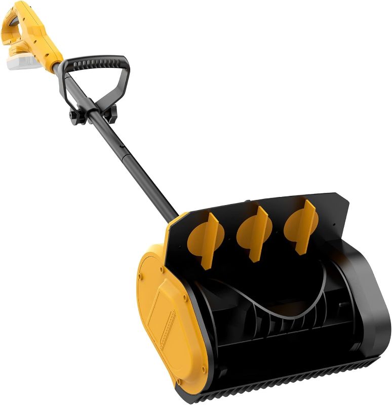 Photo 1 of Cordless Snow Shovel Compatible with DeWalt 20V MAX Battery (NO Battery) 12" Wide & 7" Deep Cordless Snow Blower &10-Inch Polyurethane Auger, Directional Plate for Driveway, Side Walk
