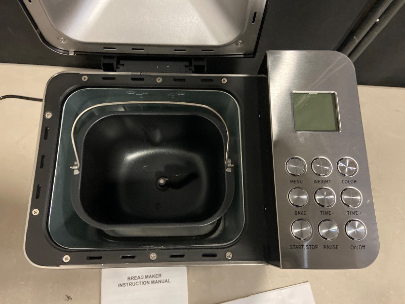 Photo 1 of 2LB Bread Maker Machine, OSIPOTO 17 in 1 Automatic Stainless Steel Bread Machine, Non-stick, Beginner-Friendly Controls, 15 Hour Timer, Easy to Clean Low Noise, High Success Rate for Homemade Bread
