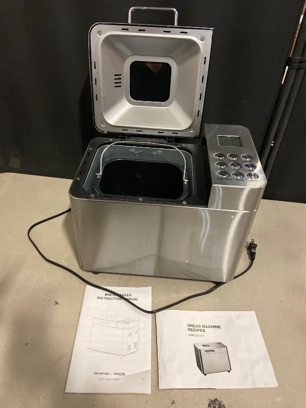 Photo 1 of 2LB Bread Maker Machine, OSIPOTO 17 in 1 Automatic Stainless Steel Bread Machine, Non-stick, Beginner-Friendly Controls, 15 Hour Timer, Easy to Clean Low Noise, High Success Rate for Homemade Bread
