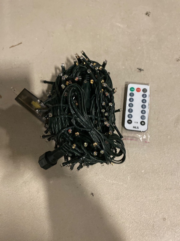 Photo 1 of 82FT 200 LED Color Changing Christmas String Lights with Remote & Timer & Memory Function, 8 Lighting Modes Waterproof Fairy String Lights for Xmas Tree Holiday Party Garden (Warm White & Multicolor)