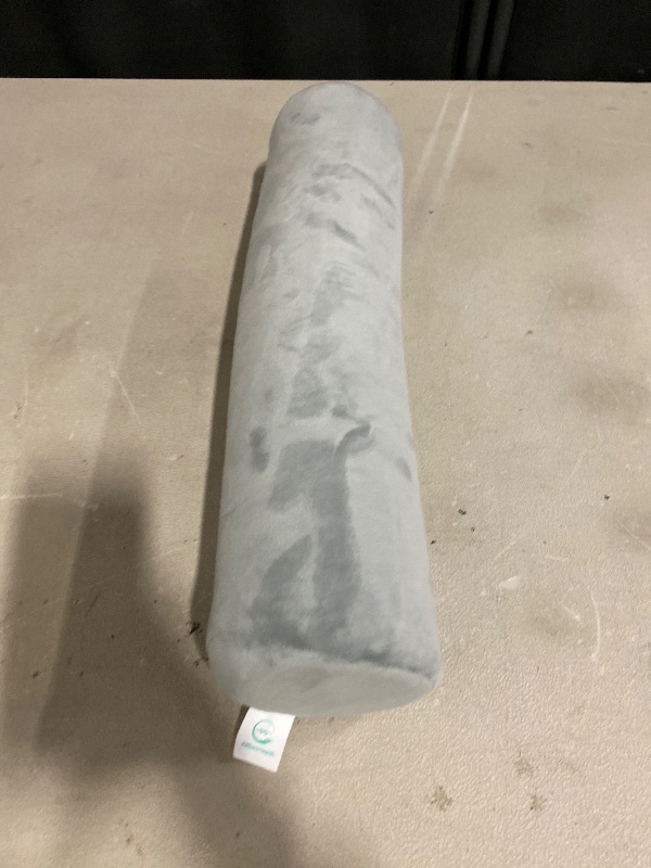 Photo 1 of AllSett Health Firm Cervical Neck Roll Memory Foam Pillow, Bolster Pillow, Round Neck Support for Sleeping | Bolster for Bed, Legs, Back and Yoga