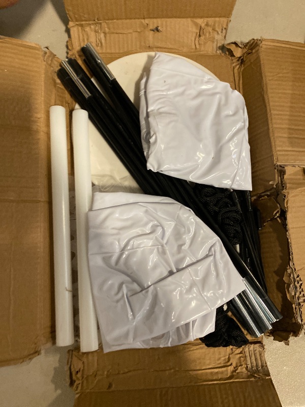 Photo 1 of Balloon Arch Kit Stand Foldable storage, 9FT Height & 10FT Width Adjustable Balloon Arch Frame, for Weddings, Baby Showers, Birthdays, Graduation, Backdrop for Parties