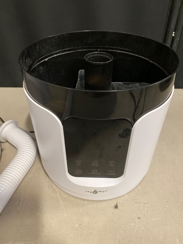 Photo 1 of Humidifier large room 16L/4.2Gal - Lacidoll Whole house Humidifier for Home1500 sq.ft. Ultrasonic Cool Mist Humidifiers for Bedroom with Extension Tube & Aroma Box & Night light, White