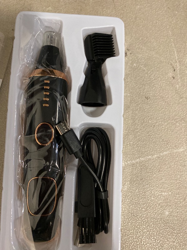 Photo 1 of LED Display Eyebrow & Nose Hair Trimmer Clipper for Men Women,2026 Rechargeable 2 in 1 Painless Ear & Facial Hair Trimmer with Powerful Motor and Dual-Edge Blades Easy Cleansing (Black)