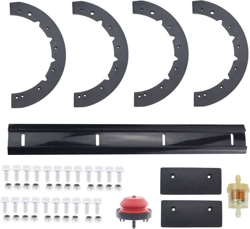 Photo 1 of Snowblower Paddles 731-0782 731-0781A, Scraper 731-1033 for Yardman MTD Two-Cycle 21-inch Single Stage Snow Blower with Hardware Kit