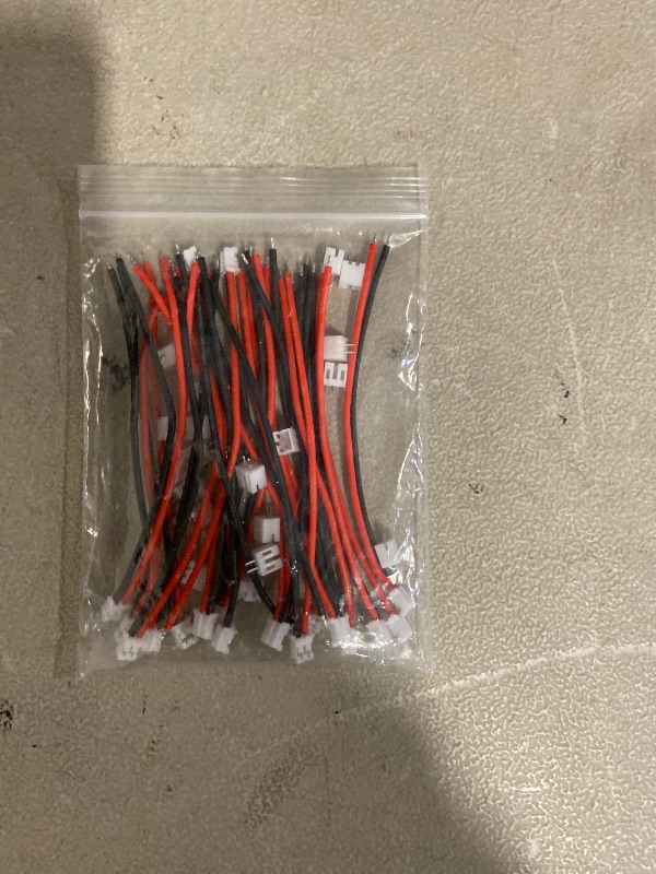 Photo 1 of 20 Sets Mini Micro JST-PH 2.0mm 2 Pin Male Connector with 10cm Silicone Wire Cables and Female Socket JST PH 2.0 Connector Kit