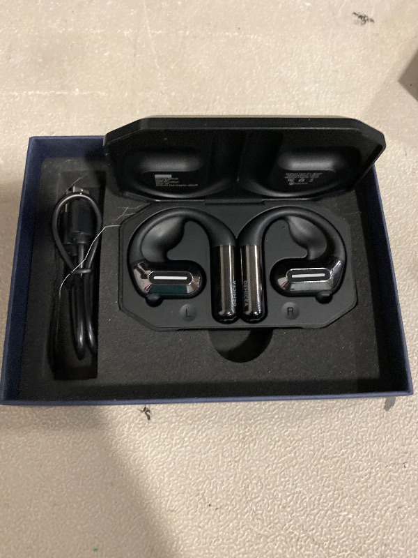 Photo 1 of DEMICEA True Bone Conduction Headphones,Open-Ear Headphones,Up to 30H Playtime with Charging Case,Aurora Mode(RGB Light) IP68 Water-Resistant, AAC/SBC,Perfect for Night Running and Cycling