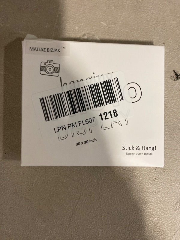 Photo 1 of Hanging Photo Display Room Wall Decor - Sculptural Picture Frames Collage - 5 Strings with 30 Clips - 3M Self Adhesive Hooks - No Holes Drilling - 30 x 30 inch