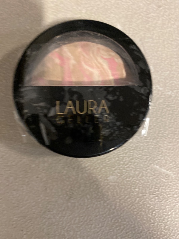 Photo 1 of LAURA GELLER NEW YORK Award-Winning Baked Balance-n-Brighten Color Correcting Powder Foundation - Porcelain - Buildable Light to Medium Coverage - Demi-Matte Natural Finish