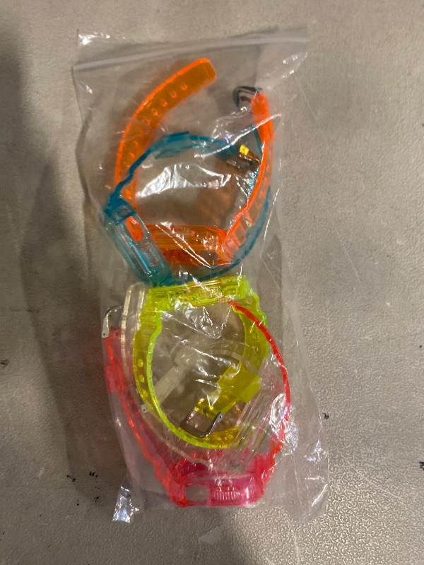 Photo 1 of DABAOZA 5 Packs Compatible for Clear Apple Watch Band 46mm 45mm 44mm 42mm 41mm 40mm 38mm 49mm, Jelly Crystal Women Men TPU Strap for iWatch Series 11 10 9 8 7 6 SE 5 4 3 2 1 Ultra 3 2