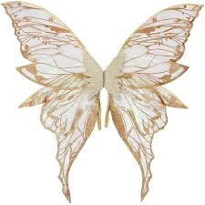 Photo 1 of Adult Fairy Wings, Shiny Transparent Angel Wings, Halloween Costume Accessory