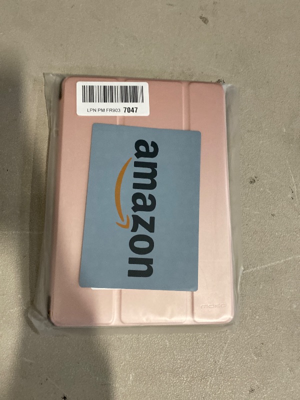 Photo 1 of Moko Case for iPad 10.2 iPad 9th Generation 2021/ iPad 8th Generation 2020/ iPad 7th Generation 2019, Slim Stand Hard Back Shell Smart Cover Case for iPad 10.2 inch, Auto Wake/Sleep, Rose Gold