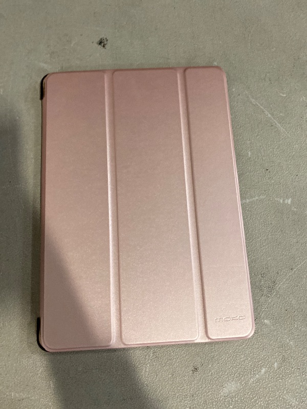 Photo 1 of Moko Case for iPad 10.2 iPad 9th Generation 2021/ iPad 8th Generation 2020/ iPad 7th Generation 2019, Slim Stand Hard Back Shell Smart Cover Case for iPad 10.2 inch, Auto Wake/Sleep, Rose Gold