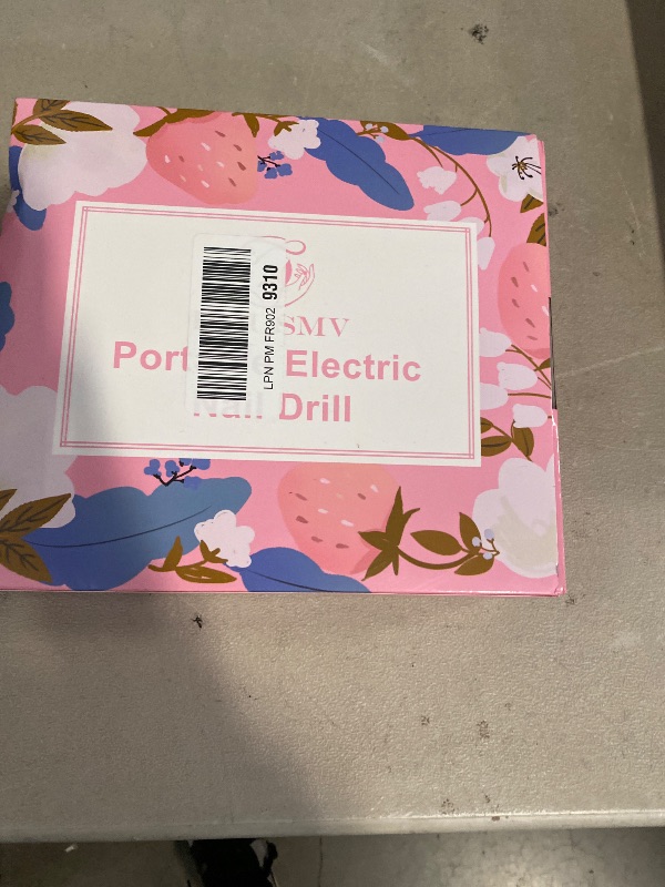 Photo 1 of Portable Nail Drill Electric File: 40000RPM Professional Nail E-File for Acrylic Nails Remove Nail Gel Polish Manicure, Rechargeable Cordless Nail Drill Machine with Bits & Base for Salon Home, Black