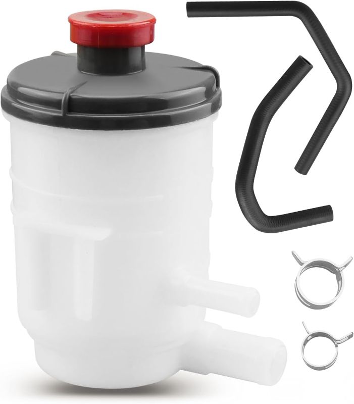 View 1 of 53701-SDA-A01 Power Steering Reservoir Kit Fits for Honda Accord L4 2.4L 2003 2004 2005 2006 2007, Suction Line Hose & Return Line Hose and Tank, Replacement 53701SDAA01