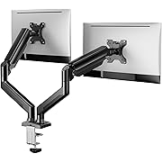 Photo 1 of ErGear Dual Monitor Stand up to 33 inches Screen, Load-Bearing Max 22 lbs Each Arm, Adjustable Dual Monitor Mount, Sturdy Steel vesa Monitor Mount with Stable VESA 75x75 100x100mm