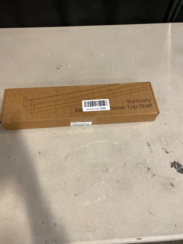 Photo 1 of Bumusty 4X Strong Magnetic, 30" Adjustable Oven Shelf Spice Rack Over the Stove, Seasoning Organizer Kitchen Shelves, Matte Black