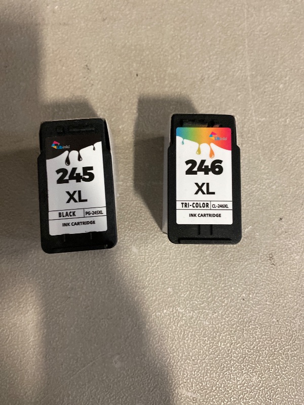 Photo 1 of Ubinki 245XL 246XL Combo Pack Compatible for Canon Ink 245 and 246 XL to TR4500 MX490 MG2522 MX492 TR4520 TS3322 TR4522 TS3122 TS3300 MG2522 TS3320 TS3100 Printer Ink Cartridge PG245 CL246 243XL 244XL
