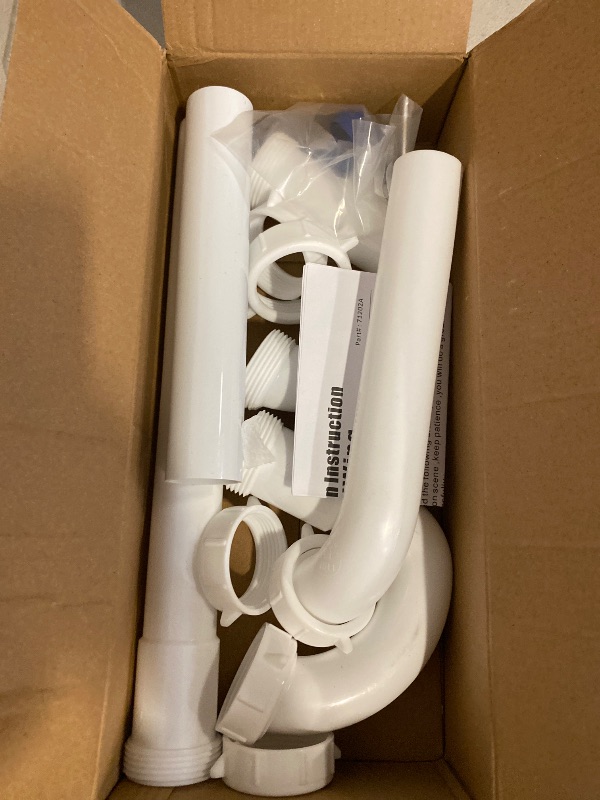Photo 1 of Bathroom Sink Drain Kit, for Most 1-1/4” Kitchen or Bathroom Sinks Drain Repair,1-1/4” P Trap or S Trap Plumbing Sink Repair Ki