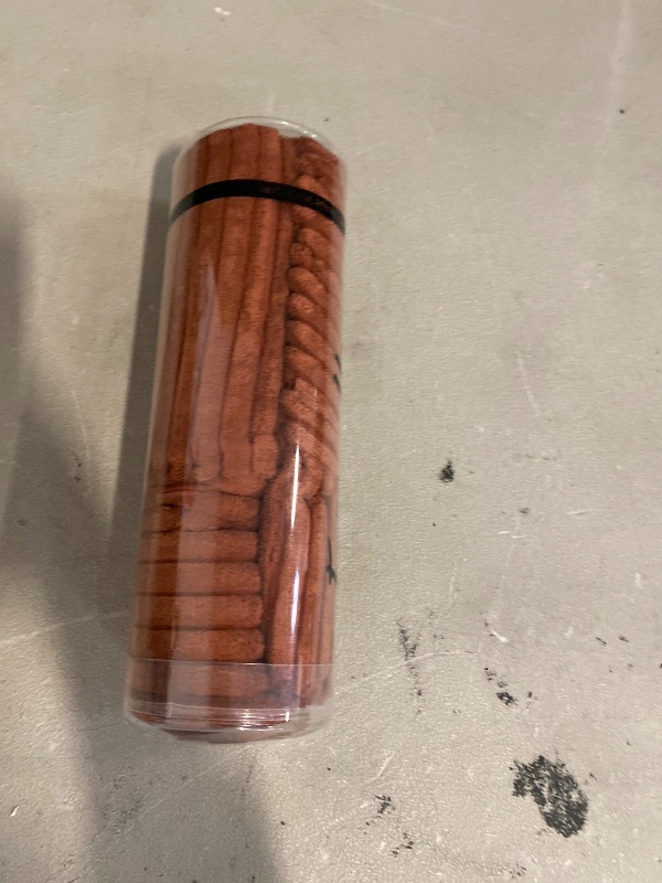 Photo 1 of Fancy Homi 2 Packs Rust Lumbar Decorative Throw Pillow Covers 12x20 Inch for Couch Bed Sofa, Rustic Farmhouse Boho Home Decor, Soft Striped Corduroy Rectangle Accent Terracotta Cushion Case 30x50 cm