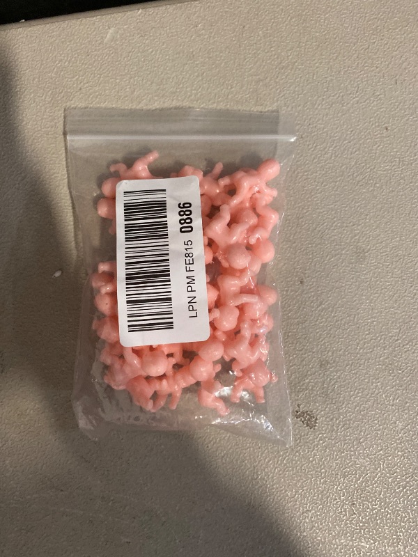 Photo 1 of 1.2" King Cake Babies 36PCS Mini Plastic Babies for Baby Shower Ice Cube Game Party Favor Decorations Party Pet King Cake King Cake Baby Plastic Baby (White)