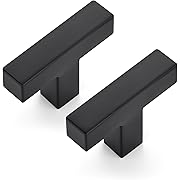 Photo 1 of JOY DECOR Cabinet Knobs, Black Cabinet Handles, 2 Pack Kitchen Knobs 2 Inch, Single Hole Drawer Handles for Dresser Drawers