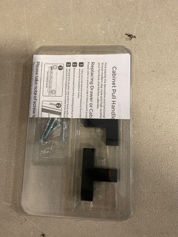 Photo 1 of JOY DECOR Cabinet Knobs, Black Cabinet Handles, 2 Pack Kitchen Knobs 2 Inch, Single Hole Drawer Handles for Dresser Drawers