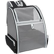 Photo 1 of Cat Backpack Carrier, Ventilation Mesh, Breathable Dog Carrier Backpack Pet Carrying Case (Black) for Cats or Small Dogs Puppies, Intended for Hiking/Camping/Traveling