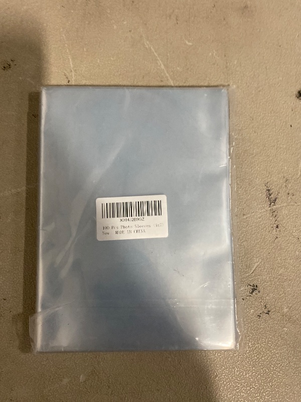 Photo 1 of 5x7 Soft Sheet Protectors 100 Pack, Clear Top Loading Photo Sleeves, No Holes Photo Protectors, Acid-Free Plastic Photocard Sleeve, Archival Safe & Waterproof