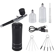 Photo 1 of 1 SET Airbrush Kit Rechargeable Cordless Airbrush Compressor Portable Handheld Airbrush Airbrush Set