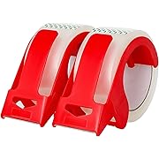 Photo 1 of 2-Pack Clear Packing Tape with Dispenser-2.7mil x 1.88" x 55Y Heavy Duty Packing Tape for Moving Boxes-Moving Tape Strong Adhesive Packaging Tape.