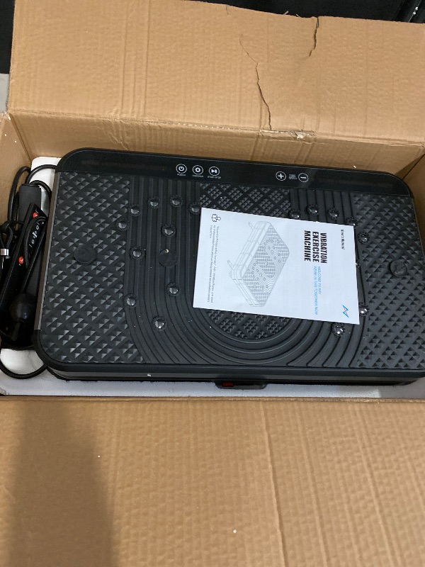 Photo 1 of AXV Vibration Plate Fitness Platform Exercise Machine Vibrating Shaking Full Body Shaker Workout Vibrate Stand Shake Board Sport Gym for Weight Loss Fat Burner for Women Men