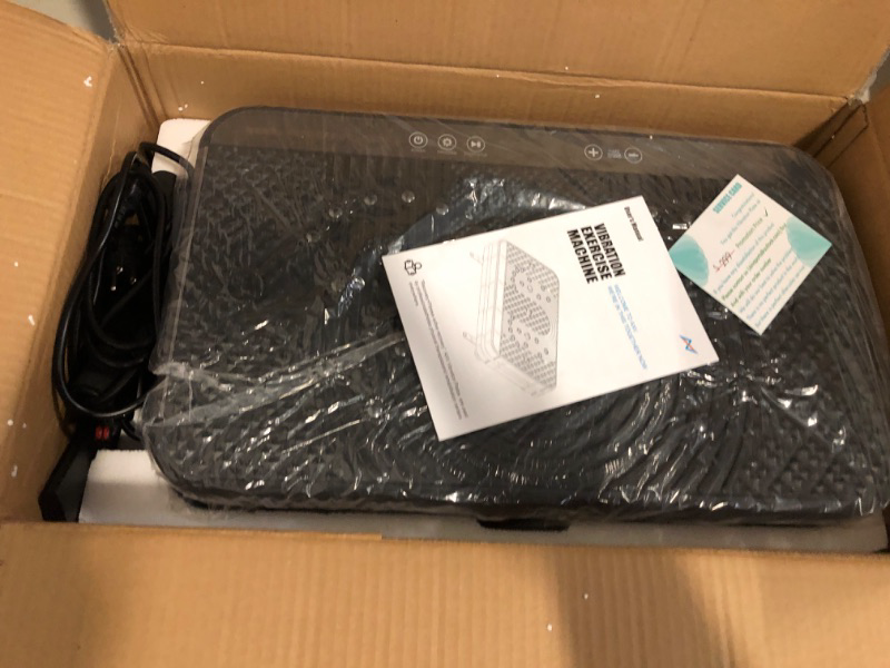 Photo 1 of AXV Vibration Plate Fitness Platform Exercise Machine Vibrating Shaking Full Body Shaker Workout Vibrate Stand Shake Board Sport Gym for Weight Loss Fat Burner for Women Men