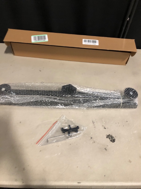 Photo 1 of BARONAGE 24 Inch Linear Shower Drain, Rectangle Shower Floor Drain Reversible 2-in-1 Tile Insert Cover, 304 Stainless Steel Bathroom Drains with Hair Catcher and Leveling Feet (Matte Black)