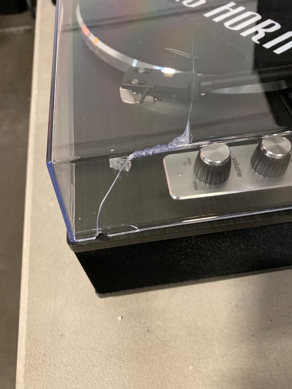 Photo 1 of ANGELS HORN Vinyl Record Player, Bluetooth Turntable with Built in Speakers Phono Preamp, High Fidelity Turntables for Vinyl Records with Magnetic Cartridge AT-3600L, Belt Drive 2-Speed