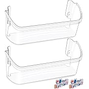 Photo 1 of [2 PACK] UPGRADED 242126602 Refrigerator Door Bin Shelf Replacement For Frigidaire Door Shelf Replacement -LFSS2612TF0 LFSS2612TF4 Frigidaire Door Bin Bottom Shelf Parts 2421266 PS12364199 Shelves