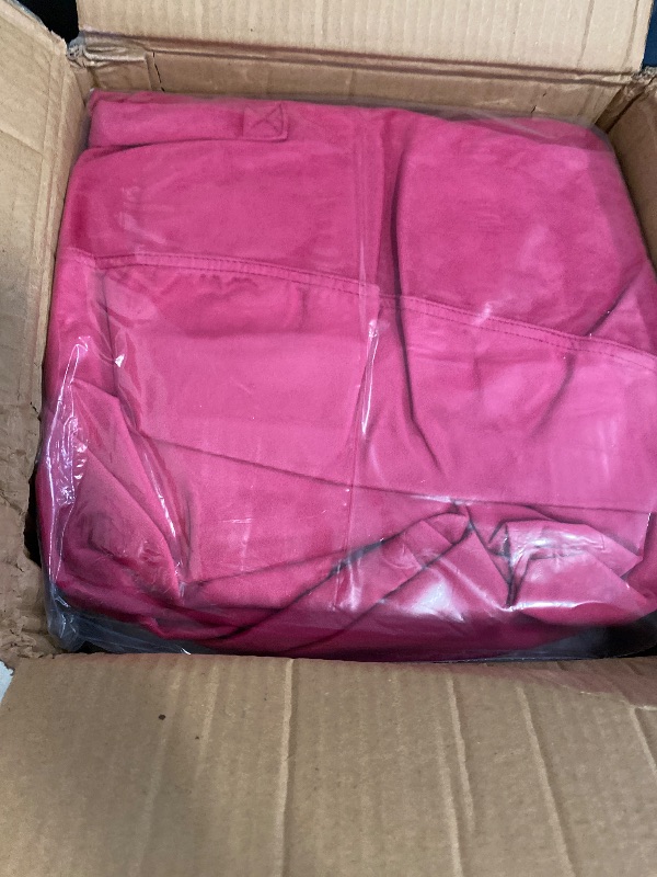 Photo 1 of Homguava 3FT Bean Bag Chair: 3' Bean Bags with Memory Foam Filled, Large Beanbag Chairs Soft Sofa with Dutch Velvet Cover-Pink