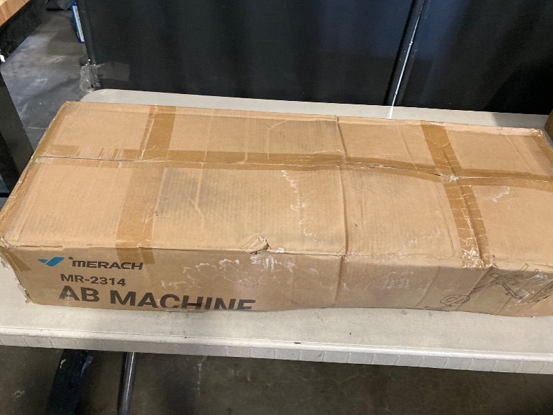 Photo 1 of MERACH Abdominal Trainers Adjustable Ab Machine Full Body Workout for Home Gym Foldable Knee Protection Abdominal Exercise Machine for Home Core Ab Exercise System Trainer