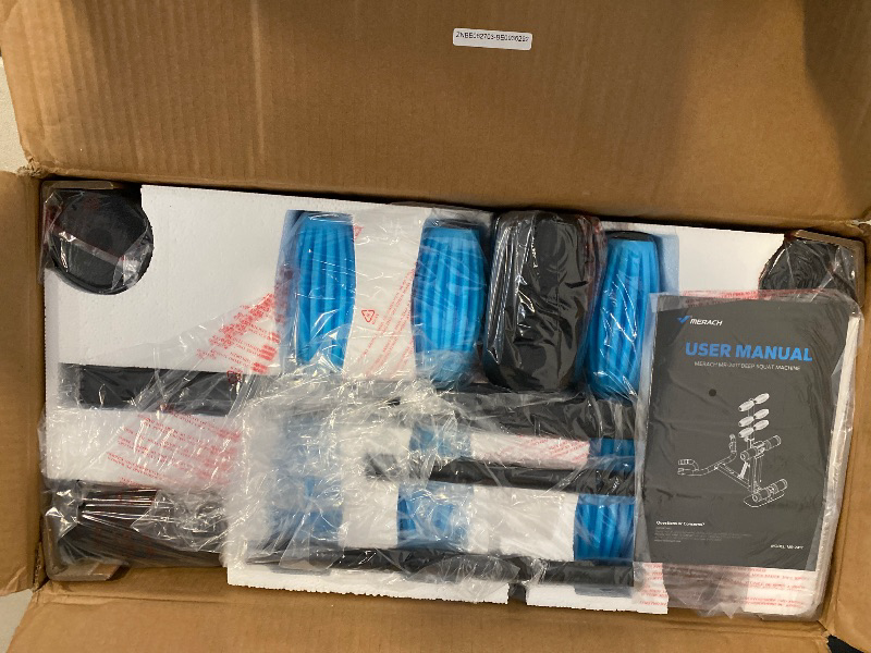 Photo 1 of DERACY Squat Machine, Adjustable Leg Workout Equipment, Deep Squat Machine for Women Men, Glutes Exercise Machine for Home Gym