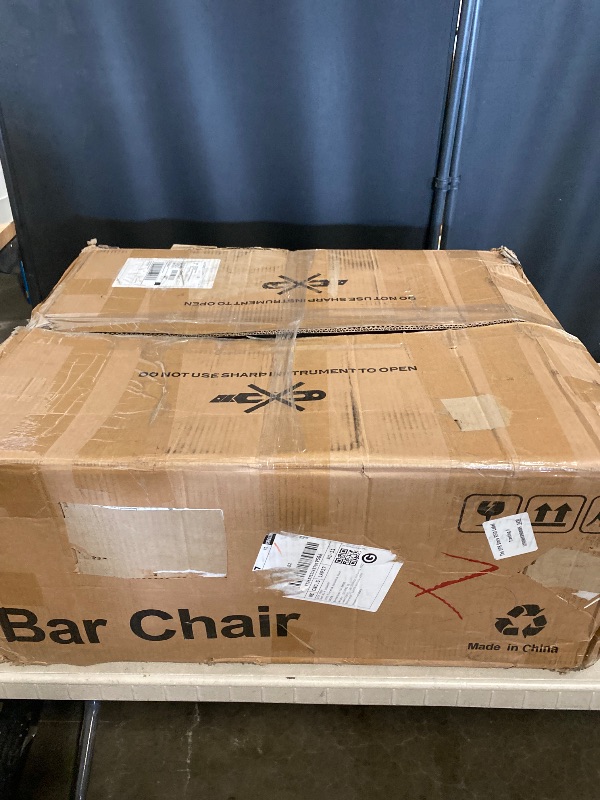 Photo 1 of Bar Stools Set of 3, 30 Inches Counter Height Bar Stools with Back, Modern Faux Leather Barstools with Metal Legs and Footrest, Bar Chairs for Kitchens Island (Green)