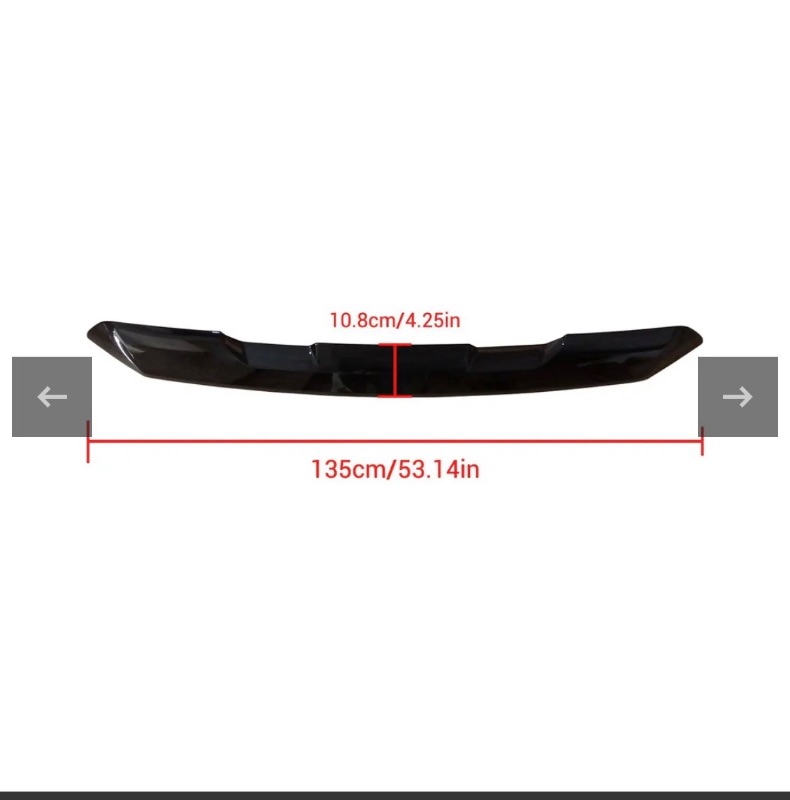 Photo 1 of NINTE OEM Upper Top Molding Piece 2022-2025 GMC Sierra 1500 Front Grille Replacement